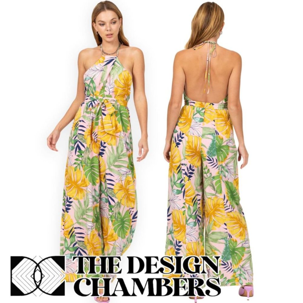 Hyfve Tropical Pink Jumpsuit Romper